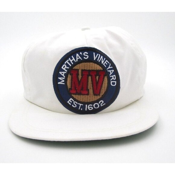 Vintage Martha's Vineyard Est 1602 Embroidered Adjustable Hat (Made in USA)